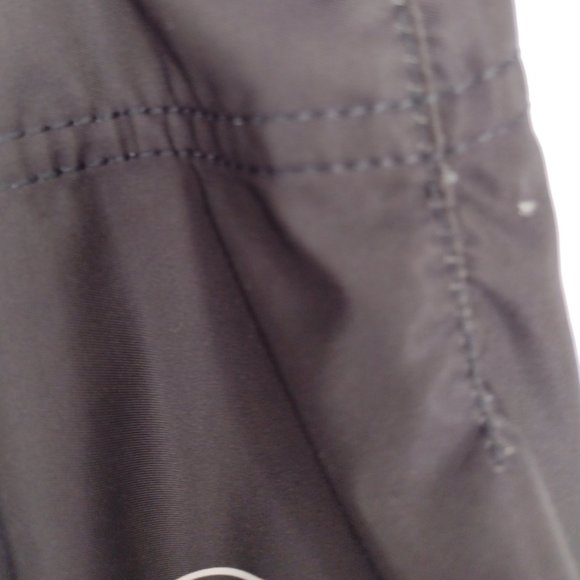 Quiksilver Cargo Side Pocket Embroidered Logo Brown Orange & White Board Shorts - Picture 8 of 11